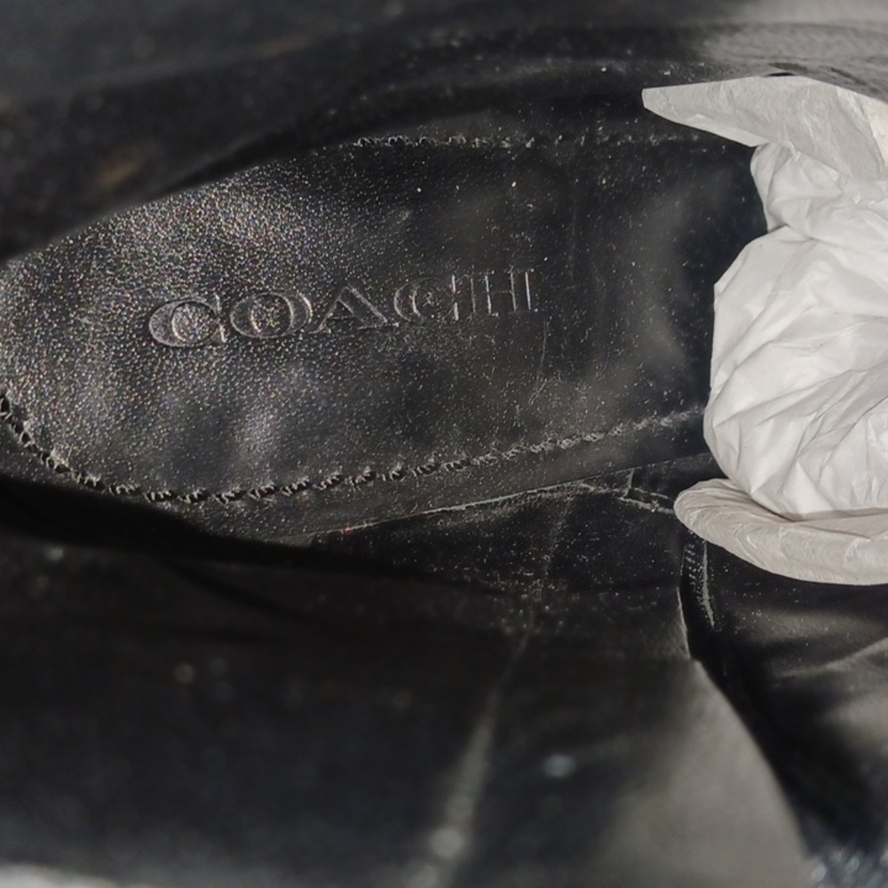 Coach Juliet Ankle G2823 Black Zip Closure Size 6.5 - Picture 14 of 16